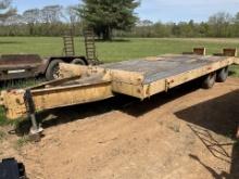 Pintle Hitch Dual Tandem Axle Trailer