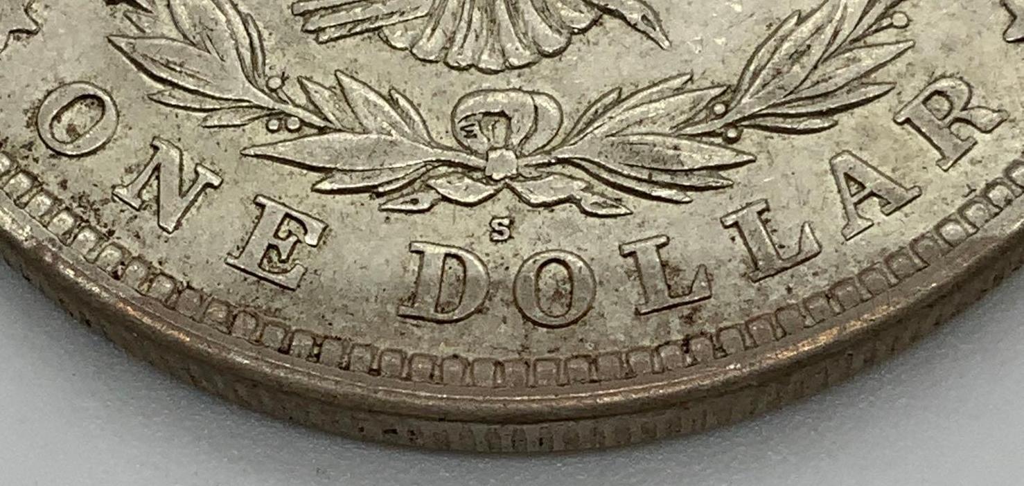 3 - 1921-S MORGAN SILVER DOLLARS