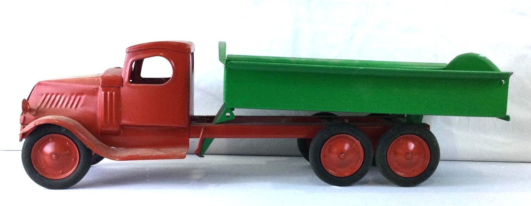 Turner Toys Painted Pressed Steel Dump Truck