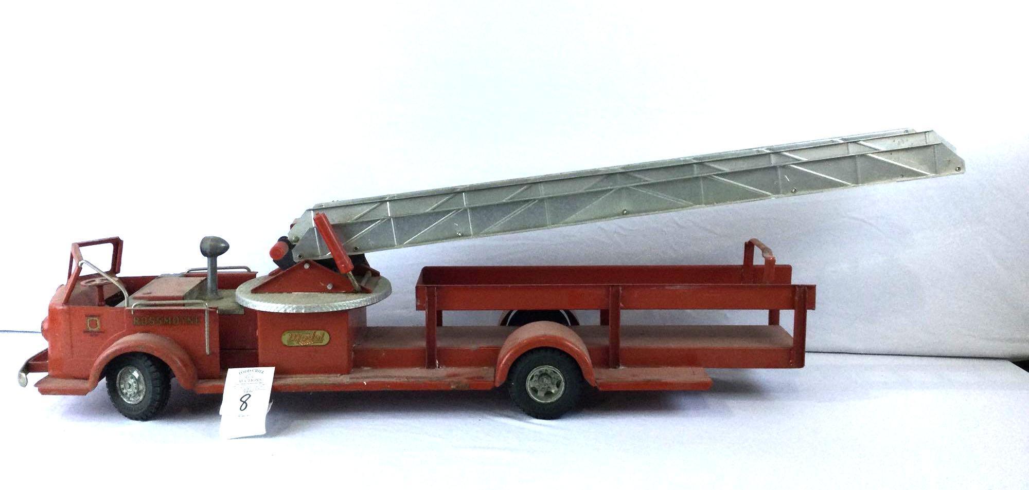 Doepke Model Toys Rossmoyne Fire Truck With Ladder