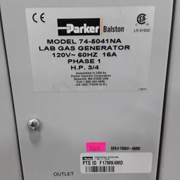 Parker Balston 74-5041NA Lab Gas Generator - 328989