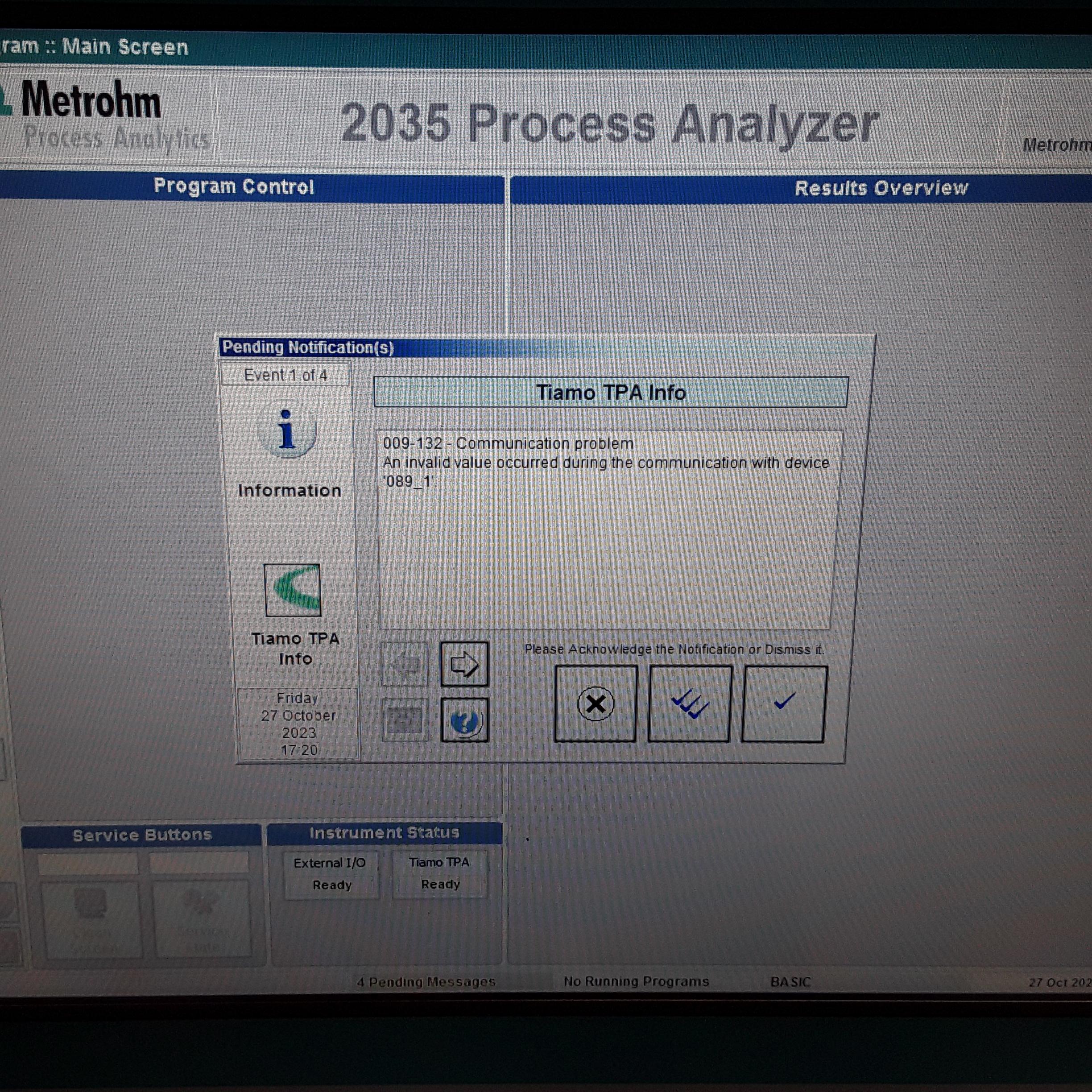 Metrohm 2035 Process Analyzer - 344520