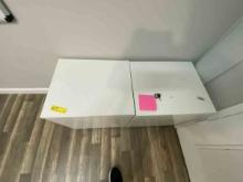 Ikea Erik 2 Drawer White Cabinet on Casters
