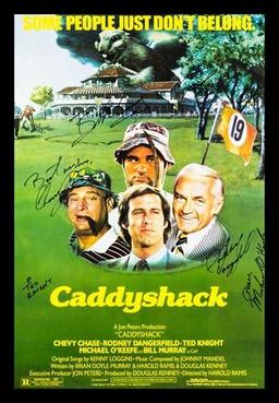 Caddyshack - Signed Movie Poster