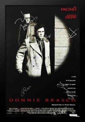 Donnie Brasco - Signed Movie Poster