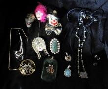 quantity of costume jewelry