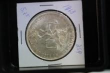 1968 Mexico Silver Coin 25 Peso Olympic Games