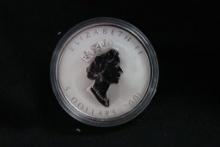 2001 Silver Maple Leaf Coin 1 oz. Silver
