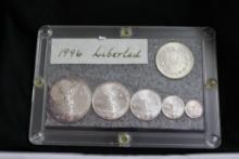 1996 Mexican Silver Coins