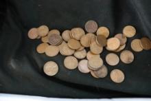 Large Quantity Of Wheat Pennies