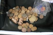 Large Quantity Of Pennies