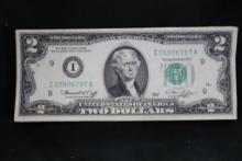 "16" 1976 2 Dollar Bills