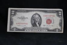 "2" 1953 A and 1953 B 2 Dollar Bills
