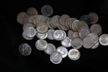 Large Lot Of 1964 Dimes