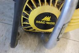 Mac 1605 Gas Powered Chainsaw