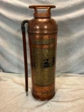 W.D. Allen MFG CO First Aid copper fire extinguisher