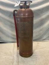 Essanay copper fire extinguisher
