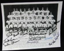 8x10 1964 St Louis Cardinals signed team photo