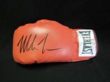 Mike Tyson signed boxing glove