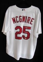 Mark McGwire signed St Louis Cardinals jersey