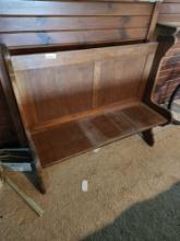 4 ft. Wide Wooden General Store Bench