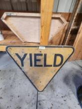 Vintage Yield sign