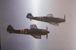 Wall hanging Print of 2 World War 2 era Fighter Planes