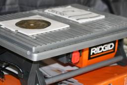 Ridgid 120-volt 7 In. Table Top Wet Tile Saw, upc 648846068688
