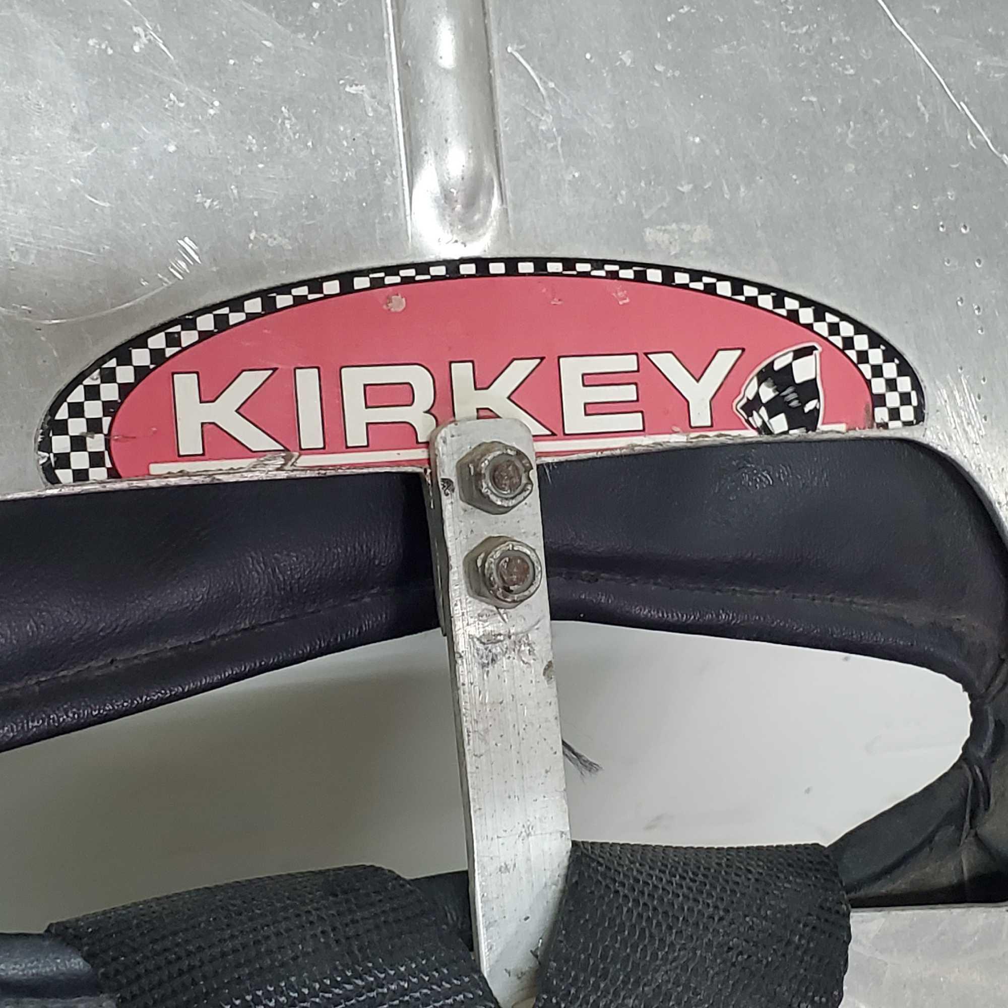 Kirkey Bucket racing seat with Sabelt 5 point harness box of extra Sabel 5 point harness