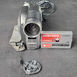 Hitachi Ultravision Hybrid Camcorder with accessories wires and bag