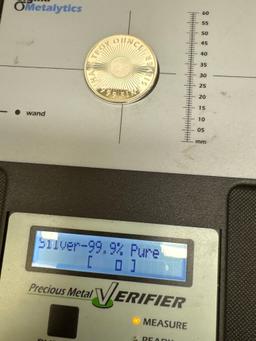 Sunshine 1/2 Troy Oz .999 Fine Silver Round Bullion Coin