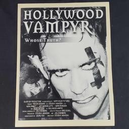 Anita Blake LE poster/print Hollywood Vampyr black and white poster