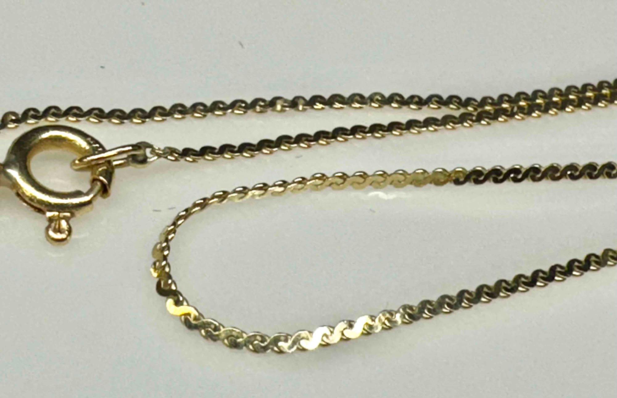 Italy 14k Gold Chain 1.86g