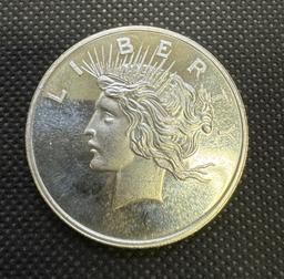 Oklahoma Federated Gold & Numismatics INC 1 Troy Oz .999 Fine Silver Bullion Coin