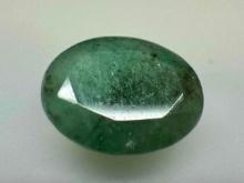 2.3ct Oval Cut Opaque Emerald Gemstone
