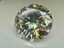 19.8ct Brilliant Cut Moissanite Diamond Gemstone with GRA Certificate