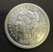 1983 1 Troy Oz .999 Fine Silver Morgan Bullion Coin