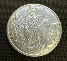 1 Troy Oz .999 Fine Silver Prospector Bullion Coin