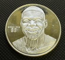 Michael Irvin 1 Troy Oz .999 Fine Silver Bullion Coin