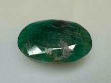 5.1ct Oval Cut Opaque Emerald Cut Gemstone