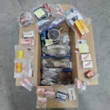 Box of Suzuki Mercury Teleflex marine wapPl) ter pump kits Brush assy steer arm kit sender unit