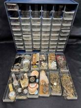 Storage Cabinet Full of Treasures. Jewelry, Watches, Knickknacks more