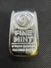 Fine Mint 5 Troy Oz .999 Fine Silver Bullion Bar