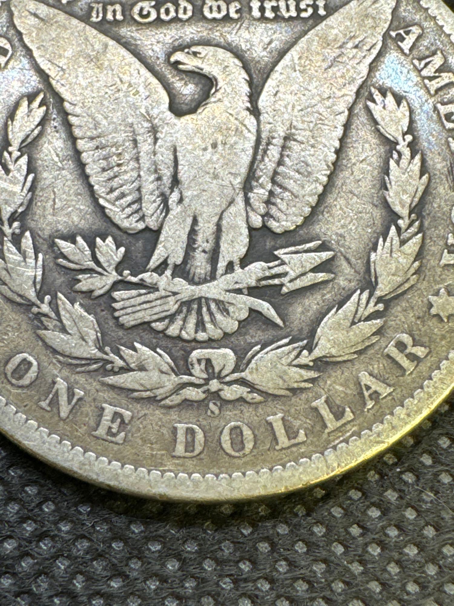 1899-S Morgan Silver Dollar 90% Silver Coin 0.91 Oz