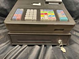Sharp XE-A207 Cash Register with Key and Manual