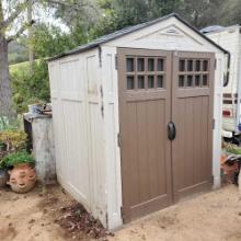 Suncast outdoor storage shed @ Farm