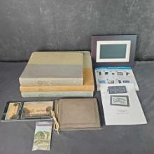 Misc. vintage Famous Photographers Course books Pandigital 7in photo frame W/remote black and white