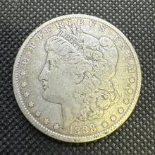 1888 Morgan Silver Dollar 90% Silver Coin 0.92 Oz
