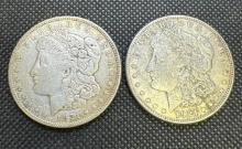 2x 1921-S Morgan Silver Dollars 90% Silver Coins 1.80 Oz