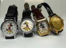4 Mickey Mouse Watches
